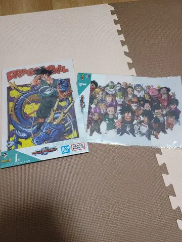 드래곤볼 제일복권 I상 2장 세트 비주얼 보드