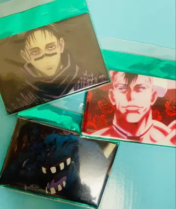 쵸소우 카이소우 치치즈 주술회전 스퀘어 캔뱃지 세트