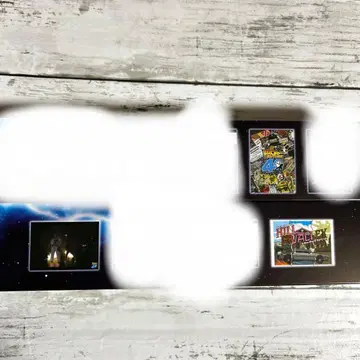 새상품 백투더퓨처 후류 복권 아트 포스터 3종 세트