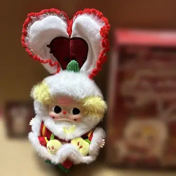 Baby Three 멜리 크리스마스 시리즈 토끼 귀 달린 봉제 인형