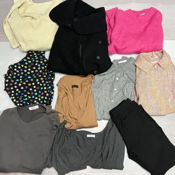 65 M 사이즈 프리 사이즈 묶음 판매 세트 판매 코트 니트 가디건