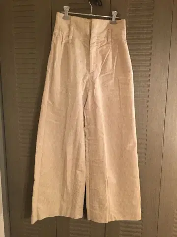 MACPHEE 코듀로이 베이지 와이드 팬츠