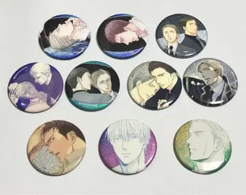 요네다 코우 지저귀는 새는 날지 않는다 트레이딩 글리터 캔뱃지 전종 세트