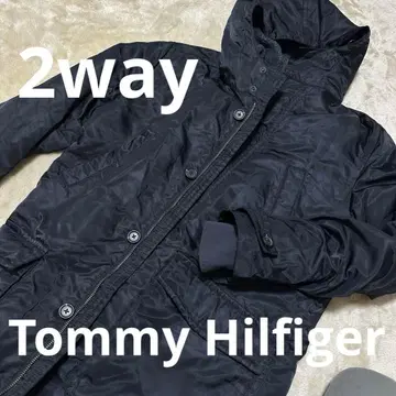 [ 2way ] 라이너 코트 TOMMY HILFIGER L 사이즈 블랙