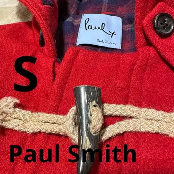 [ 새상품급 ] 40 폴 스미스 레드 더플 코트 S 사이즈