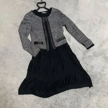 ZARAKNIT 원피스와 언타이틀 니트 세트 M 사이즈 블랙