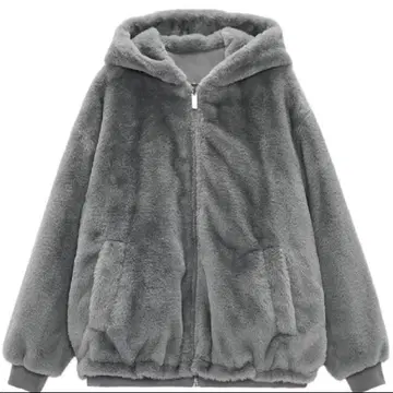 리버서블 인조 모피 자켓 ZARA