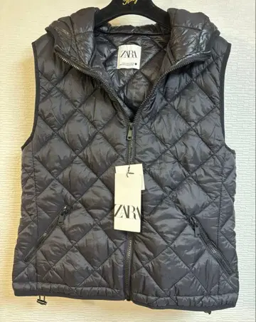 ZARA 퀼팅 베스트 택 포함 새상품