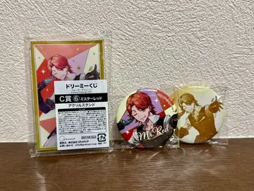 스마나이 선생님 드림 복권 미스터 레드 아크릴 스탠드 캔뱃지 세트