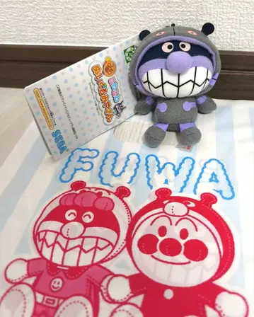 호빵맨 뮤지엄 한정판 세균맨 다단단 마스코트