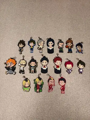 하이큐 제일복권 러버 스트랩 (낱개 판매)