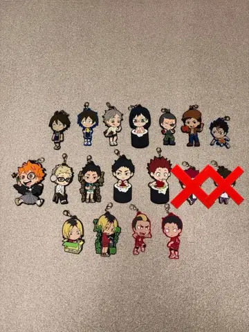 하이큐 제일복권 러버 스트랩 (낱개 판매)