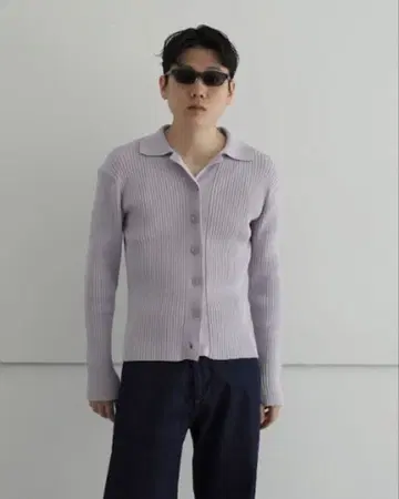 [ EXCLUSIVE ] ALLEGE Rib Cardigan