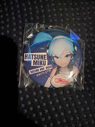 하츠네 미쿠 레이싱 미쿠 2014 캔뱃지 키링