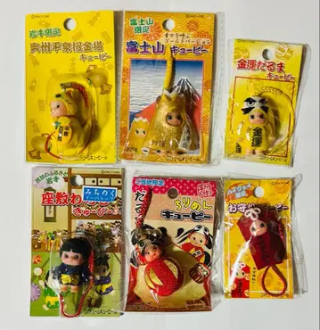 큐피 코스튬 큐피 복을 부르는 고양이 부적 후지산 달마 좌식와라시