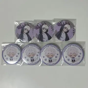 HUNTER x HUNTER AnimeJapan 캔뱃지 키루아 7개 세트