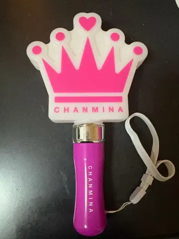 CHANMINA 응원봉 왕관형 핑크