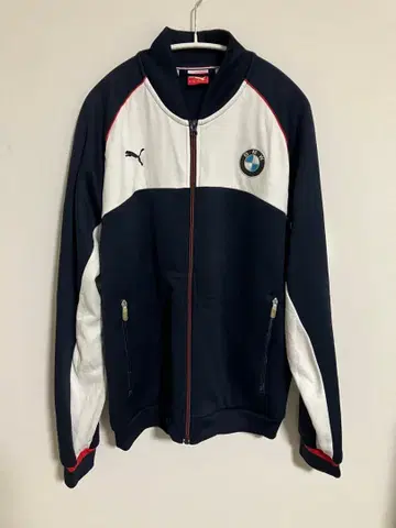구제 의류 PUMA 트랙 자켓 안감 플리스 소재 BMW 콜라보