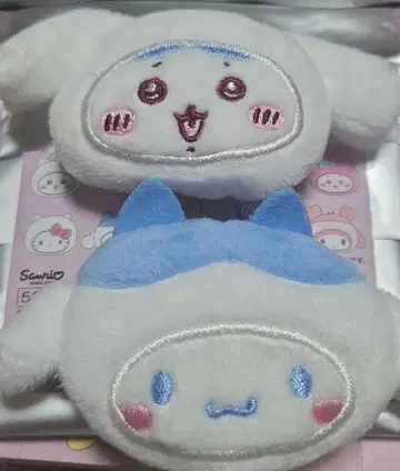 치이카와 산리오 시크릿 헤어 클립 하치와레 시나모롤