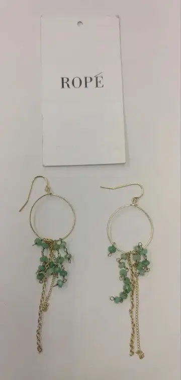 ROPE 골드 후프 귀걸이