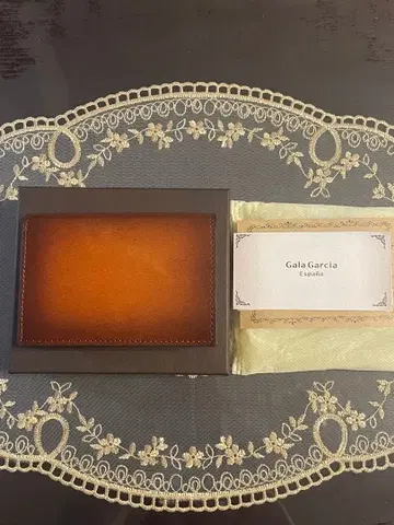 Gala Garcia 가죽 명함지갑 브라운