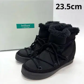 HAWKINS brilliant 숏부츠 23.5 블랙 무스탕