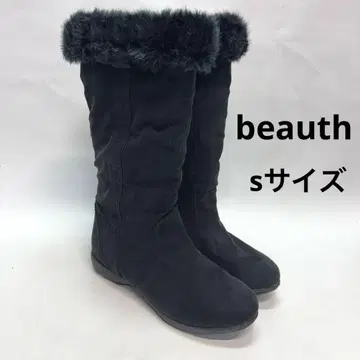 beauth 뷰스 퍼 롱 부츠 블랙 s 보아 방수 23