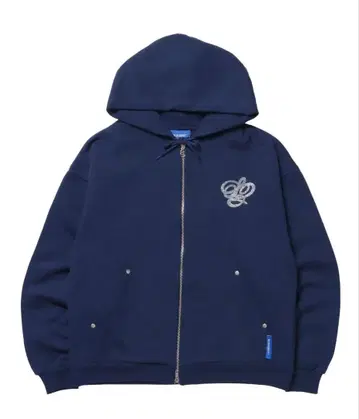 시퀀스 후드티 L 파랑