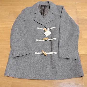 미사용 새상품 쇼콜라피네 로브 미디 기장 더플 코트