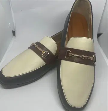 비트 로퍼 네이비&화이트 23.5cm