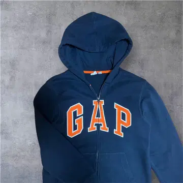 GAP 네이비 후드티 프론트 지퍼