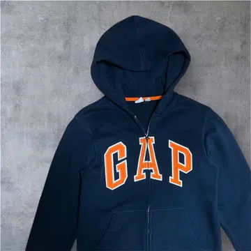 GAP 네이비 후드티 프론트 지퍼