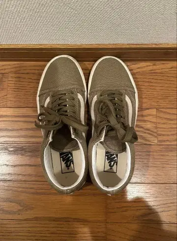 Vans 올리브 메쉬 스니커즈