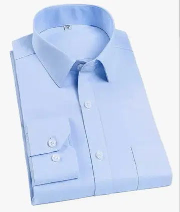 와이셔츠 긴팔 남성용 면 100% 오샤레 비즈니스 셔츠 쾌적한 착용감