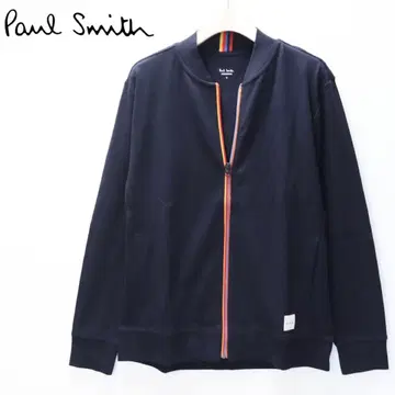 [ 폴스미스 ] 미사용 아티스트 스트라이프 집업 블루종 M