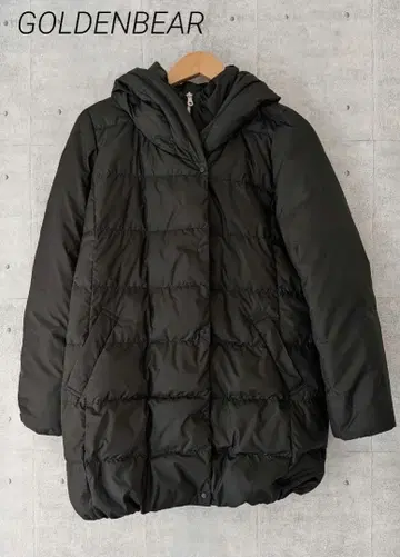 GOLDENBEAR 골든베어 스파클링 다운 후디 블랙