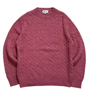 영국제 [ CLANSMAN ] 케이블 짜임 셰틀랜드 스웨터 미들 게이지