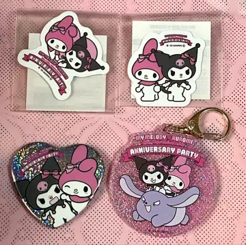 멜로크로전 캔뱃지 키링 트레이딩 스티커