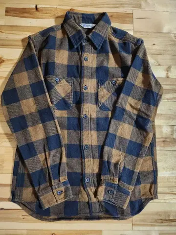 새상품급 파이브 브라더 FIVEBROTHER 헤비 플란넬 셔츠 M