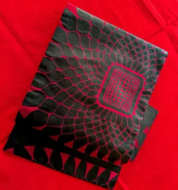 순수 실크 미사용 칠기 패턴 세이부 취급