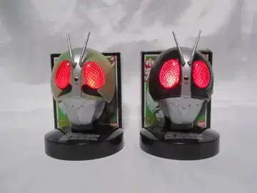 라이더 마스크 컬렉션 마스콜레 가면라이더 신 1호 2호 매거진 Z 발광