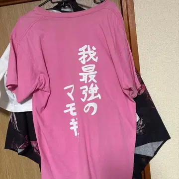 아 최강의 마모키 T셔츠 핑크