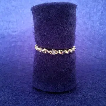 agete 아가트 K10 다이아몬드, 골드링 7호