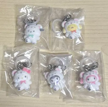 산리오 포근포근 스노우 표시 액세서리 5개 세트