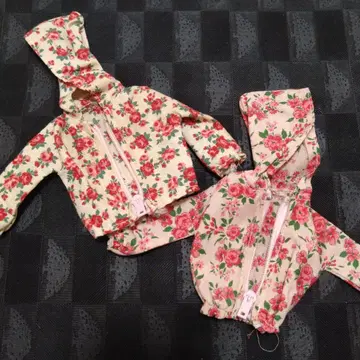 제니 꽃무늬 후드티 후디