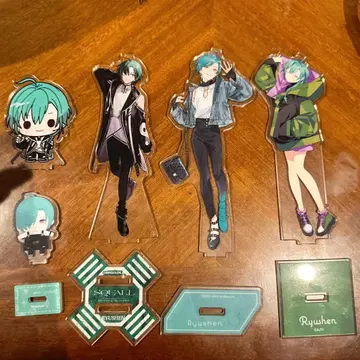 니지산지 류센 그린 아크릴 스탠드 미니 아크릴 스탠드 레이드 로