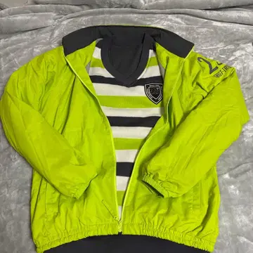 23 SPORT 라임 그린 자켓 윈드브레이커 셋업 M