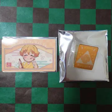 귀멸의 칼날 키메츠 식당 혜택 핀 배지 젠이츠