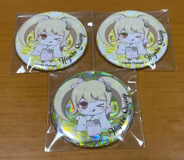 사이온지 히요리 콜라보 카페 goodspoon 홀로그램 캔뱃지