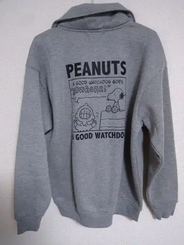 스누피 하프 집업 트레이닝복 남성용 L 속기모